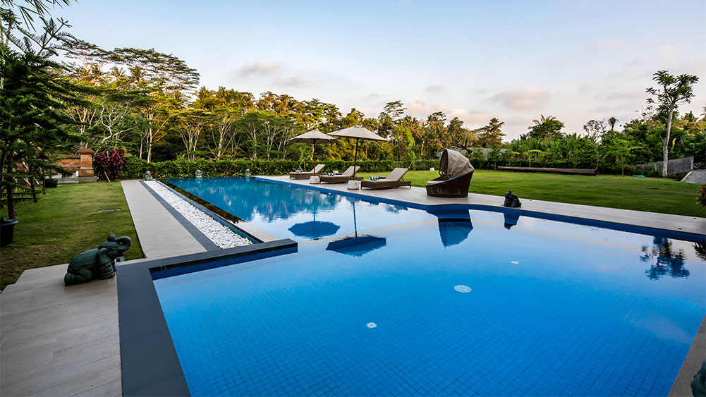 Pala Ubud - Villa Agung - Relaxing pool area